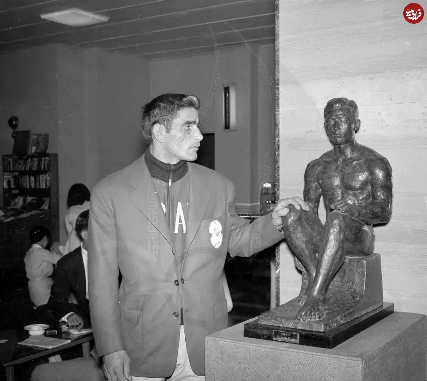 عکس؛ سفر در زمان؛ «امامعلی حبیبی، اسطوره کشتی در توکیو ژاپن»؛ سال 1337