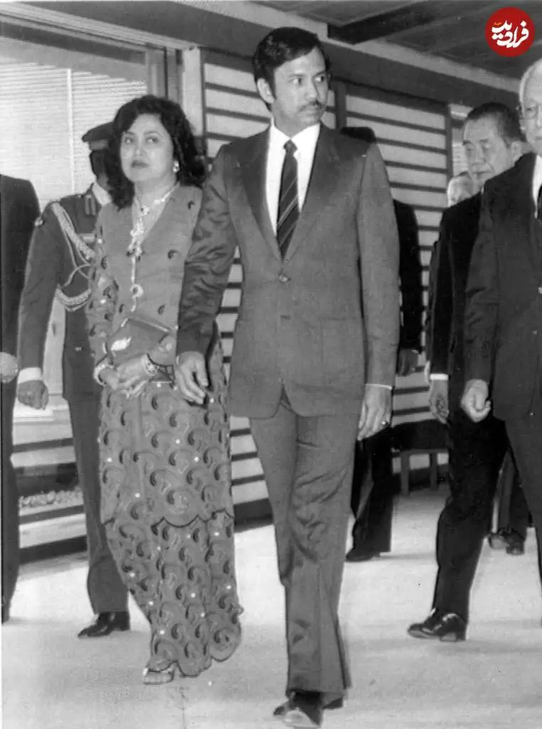 عکس؛ سفر در زمان؛ «ملکه و سلطان برونئی در 38 سالگی»؛ سال 1363