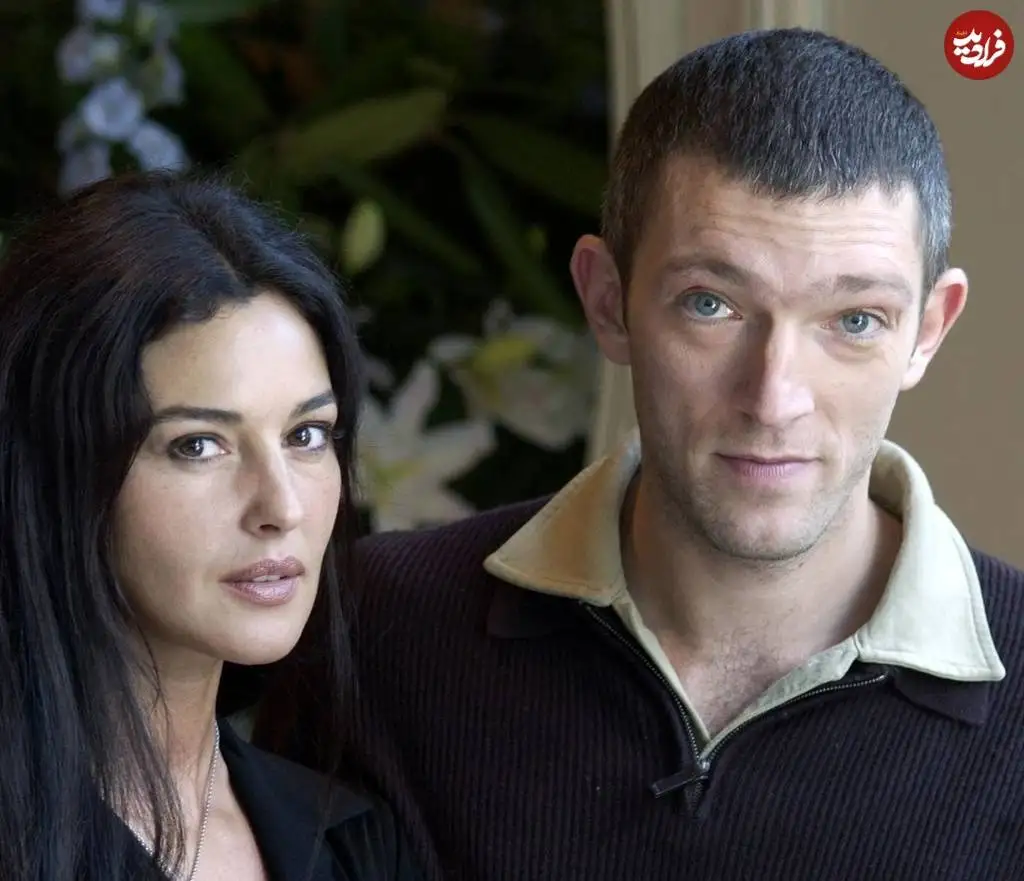 عکس؛ سفر در زمان؛ «مونیکا بلوچی در کنار همسر دوم اش، ونسان کسل»؛ سال 1379