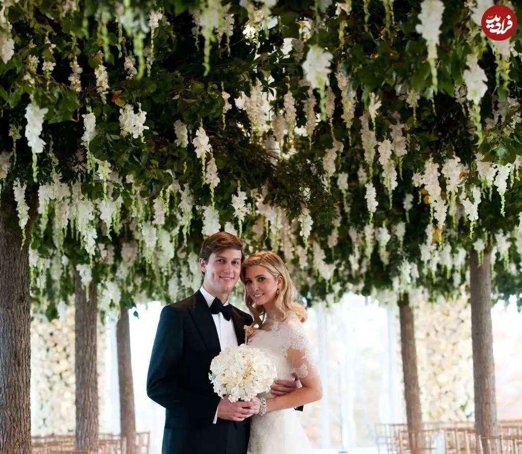 عکس؛ سفر در زمان؛ مراسم عروسی «ایوانکا ترامپ و جرد کوشنر»؛ سال 1388