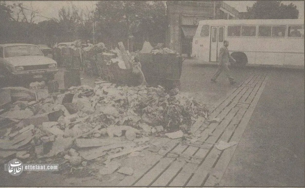 تصاویر؛ سفر در زمان؛ عکس های زشت انباشت زباله در معابر تهران خبرساز شد!