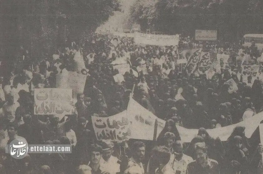 تصاویر؛ سفر در زمان؛ راهپیمایی 5 میلیونی علیه اسرائیل همزمان با حمله دشمن در تهران
