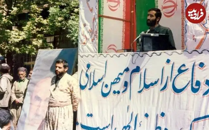 عکس؛ سفر در زمان؛ «سردار شادمانی، فرمانده جدید قرارگاه خاتم» در پاوه؛ اواسط دهه 60