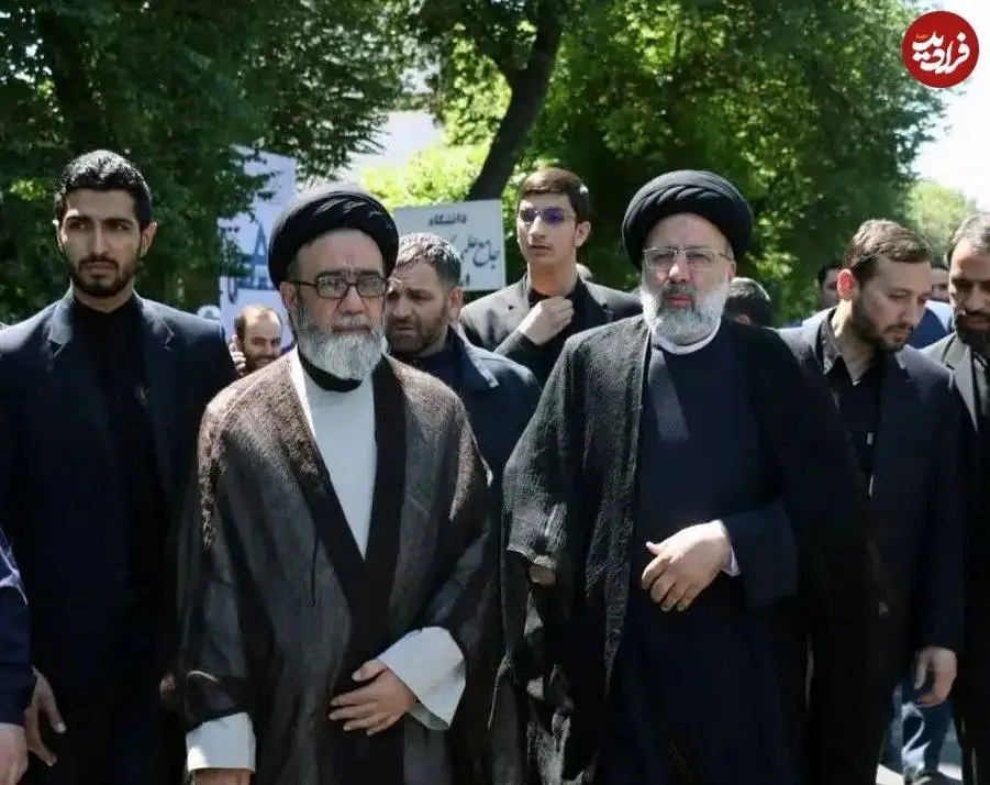 عکس؛ سفر در زمان؛ «سیدمحمدعلی آل هاشم در کنار سیدابراهیم رئیسی» در تبریز؛ سال 1400 