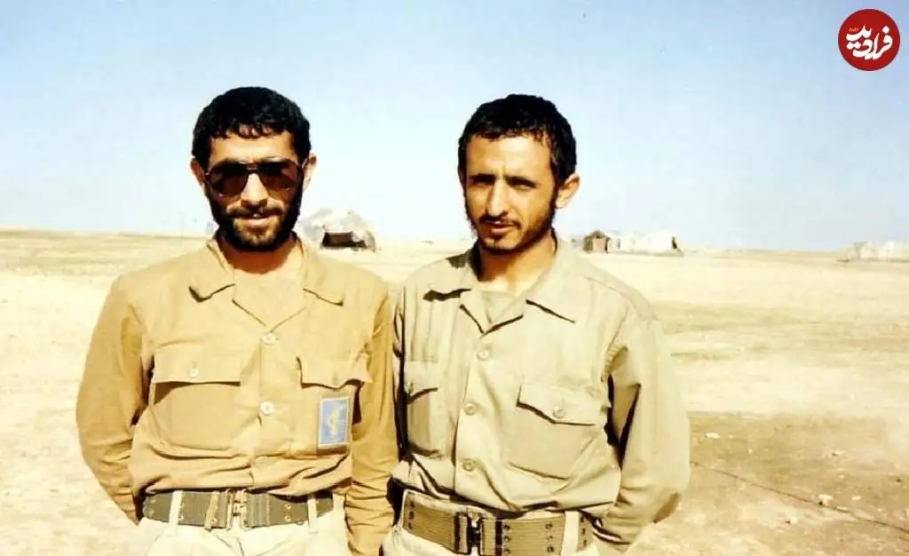 عکس؛ سفر در زمان؛ «سردار قاآنی» با عینک متفاوت در جبهه؛ دهه 60