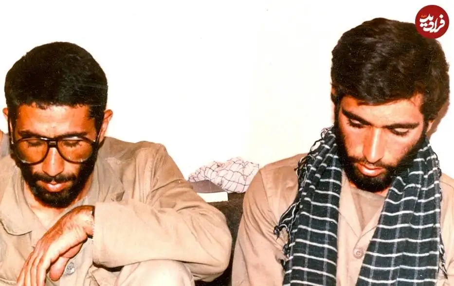 عکس؛ سفر در زمان؛ «سردار قاآنی» با تیپ و ظاهر متفاوت در جبهه؛ دهه 60