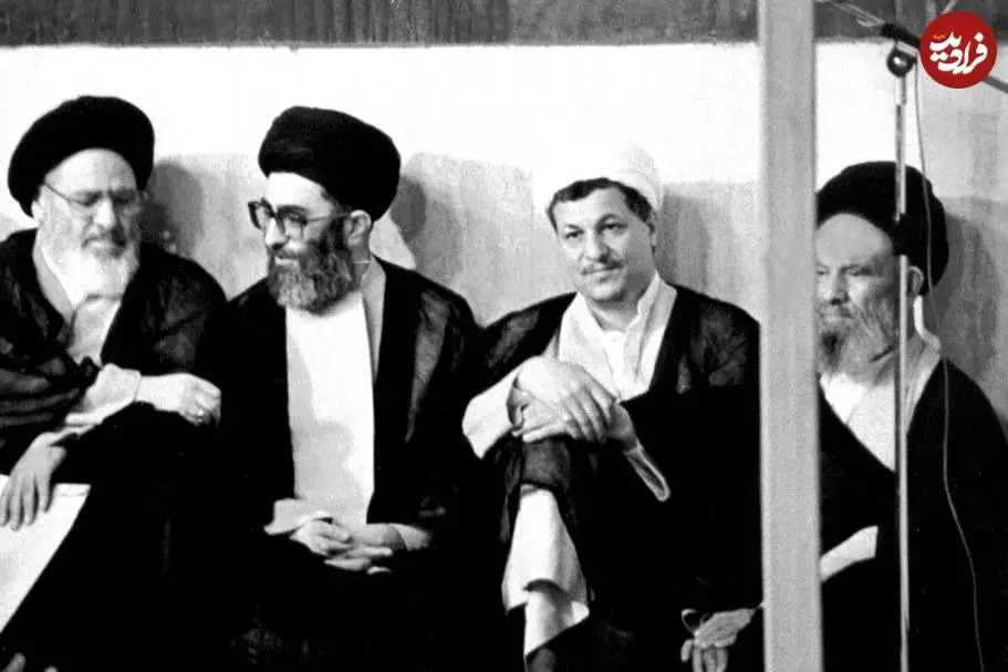 عکس؛ سفر در زمان؛ «هاشمی رفسنجانی و آیت الله خامنه ای» در دیدار با امام؛ دهه 60