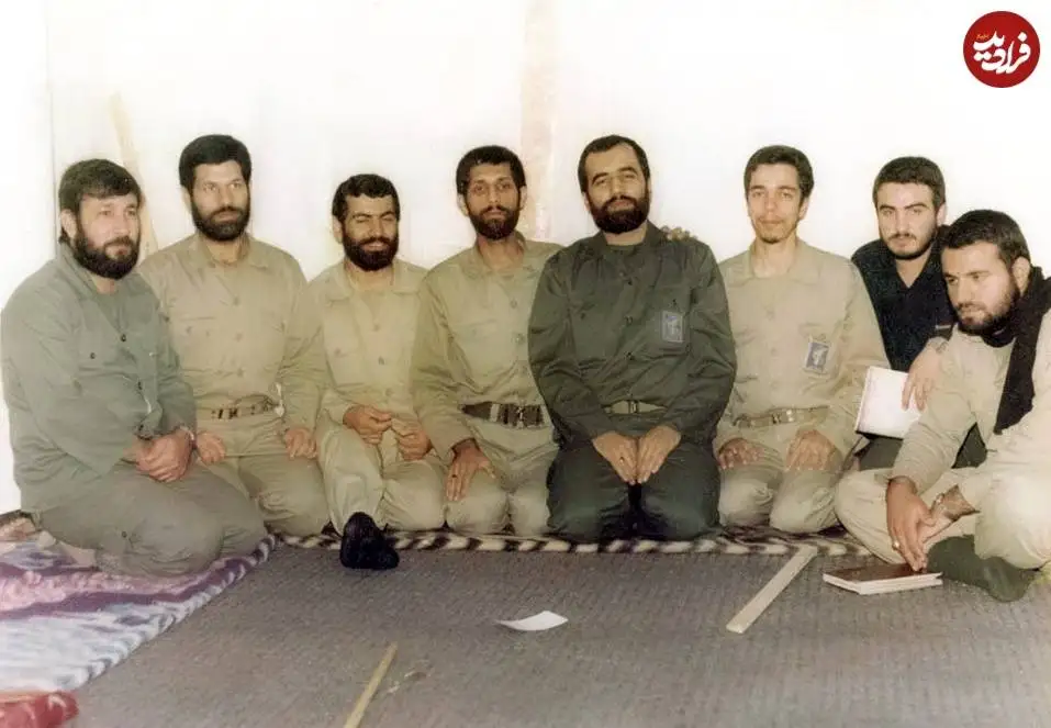عکس؛ سفر در زمان؛ «سردار محرابی در کنار سرلشکر باقری» در جبهه؛ دهه 60