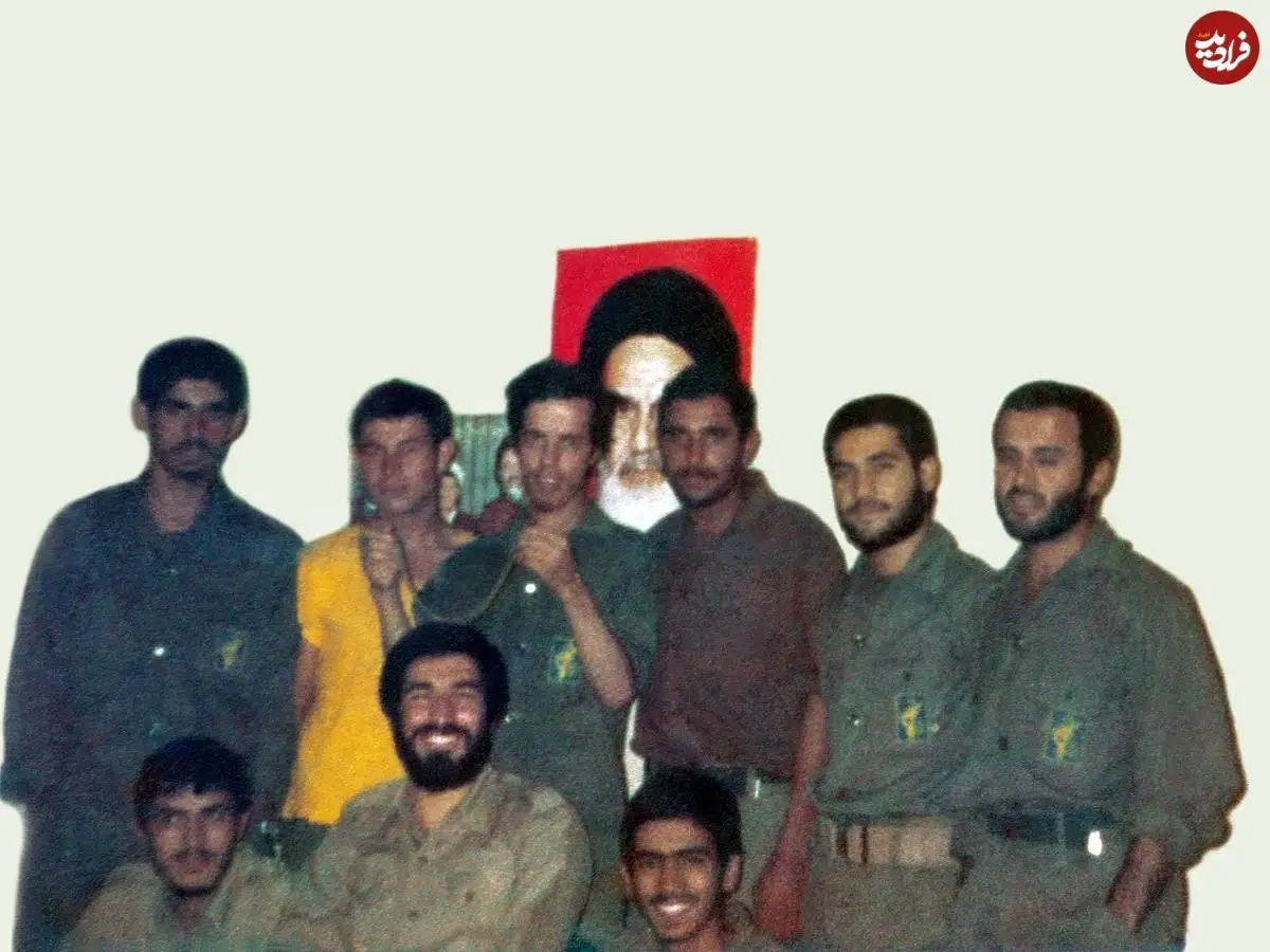 عکس؛ سفر در زمان؛ «سرلشکر رشید در کنار حسن باقری و زین الدین» در ایام جنگ؛ دهه 60
