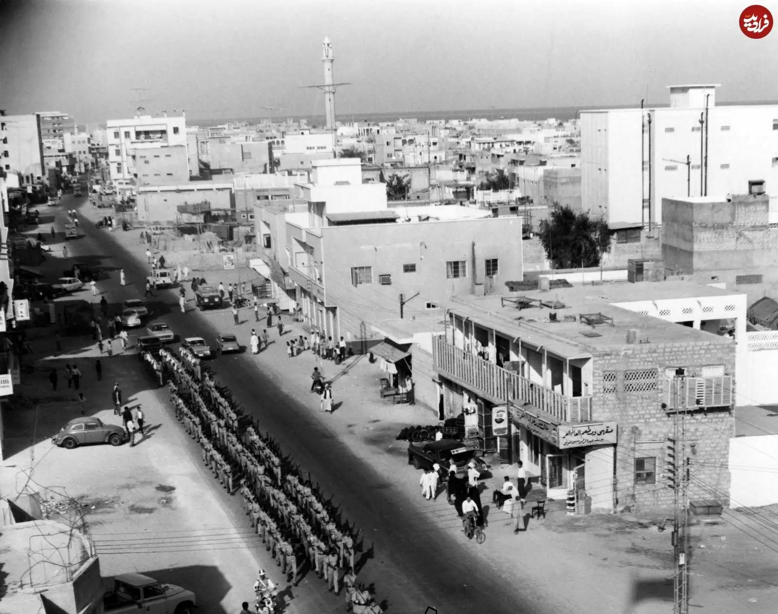 عکس؛ سفر به تاریخ؛ ظاهر «شهر دبی امارات» در 59 سال قبل؛ سال 1346