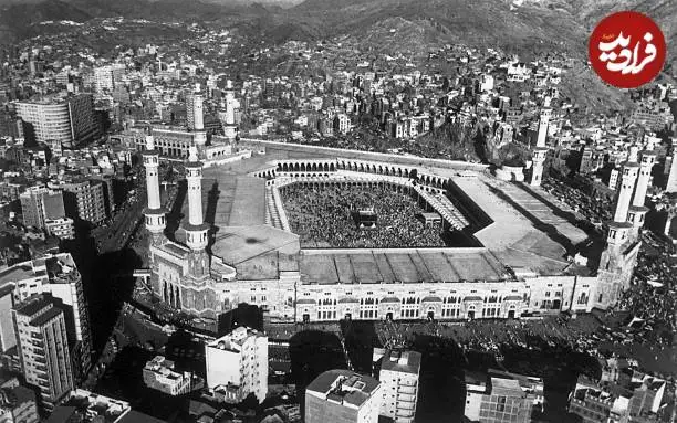 عکس؛ سفر به تاریخ؛ ظاهر «کعبه و شهر مکه» در 52 سال قبل؛ سال 1352