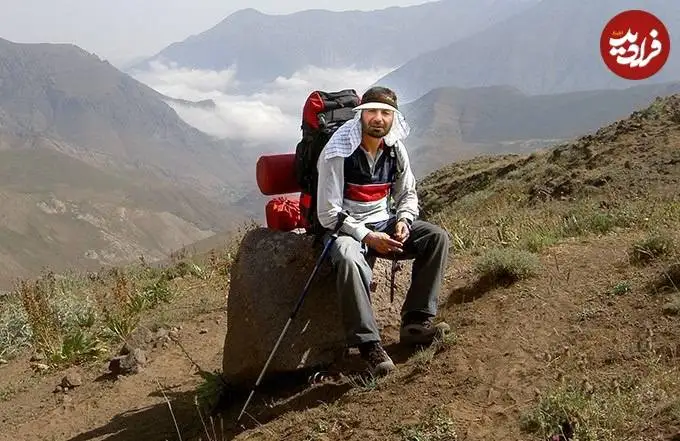 عکس؛ سفر در زمان؛ «پدر صنعت موشکی ایران» در حال کوهنوردی در اطراف تهران»؛ دهه 80