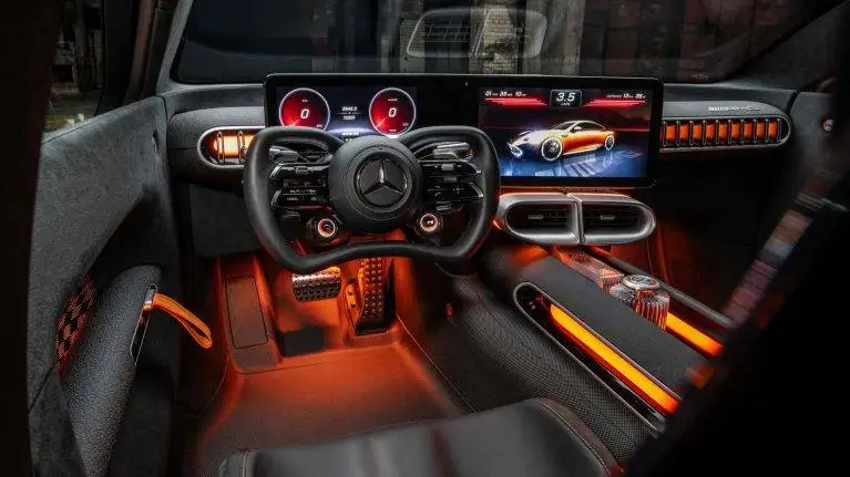 تصاویر؛ رونمایی از مرسدس amg gt xx؛ سوپر سدان برقی با زبان طراحی جدید