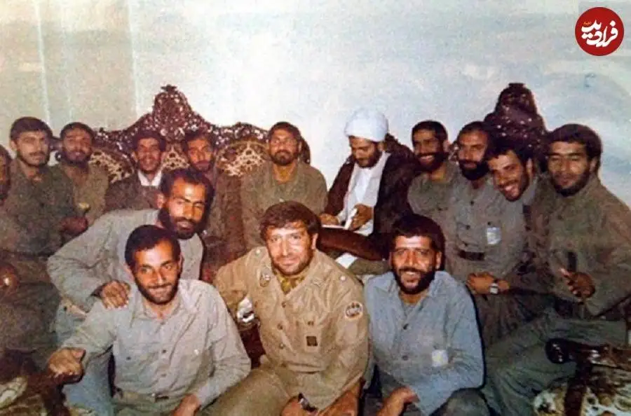 عکس؛ سفر در زمان؛ «پدر صنعت موشکی در کنار شهید باکری و احمد کاظمی»؛دهه 60