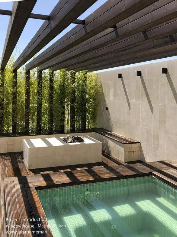 تصاویر؛ "پنجره خانه" ؛ معماری زیبای یک سازه در مشهد