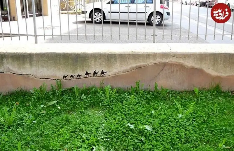 تصاویر؛ هنر خیابانی؛ 10 شاهکار هنری خلاقانه از سراسر دنیا