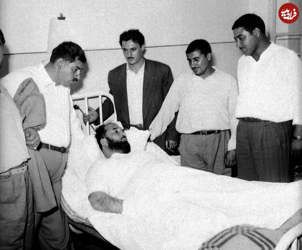 عکس؛ سفر در زمان؛ «شعبان بی مخ» روی تخت بیمارستان؛ سال 1331