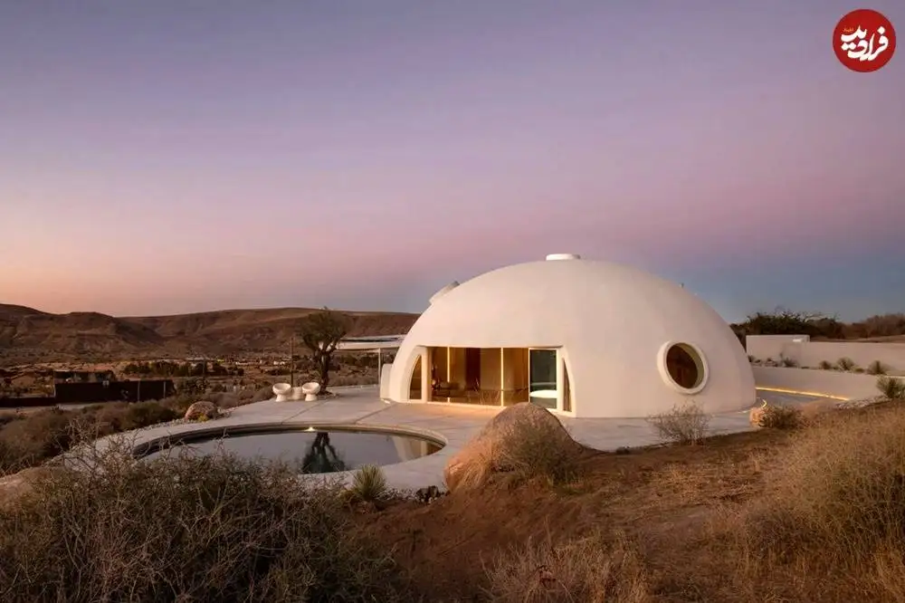 تصاویر؛ معماری «فرازمینی» یک ویلا در بیابان