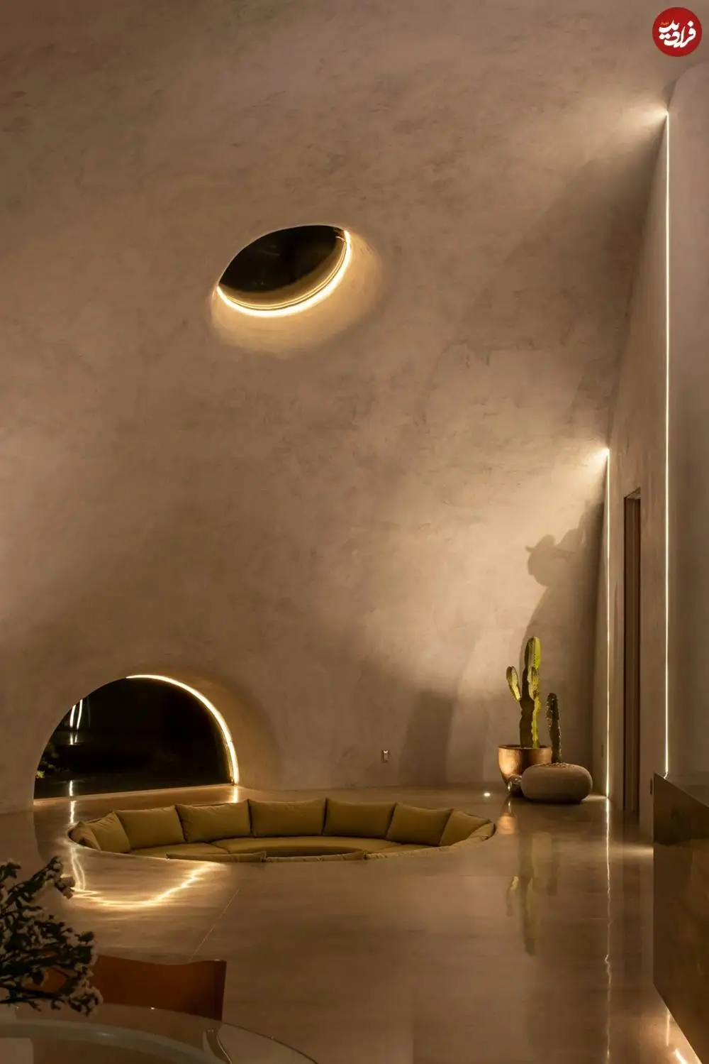 تصاویر؛ معماری «فرازمینی» یک ویلا در بیابان