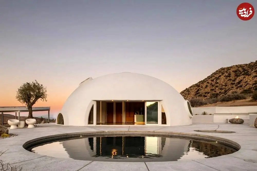 تصاویر؛ معماری «فرازمینی» یک ویلا در بیابان