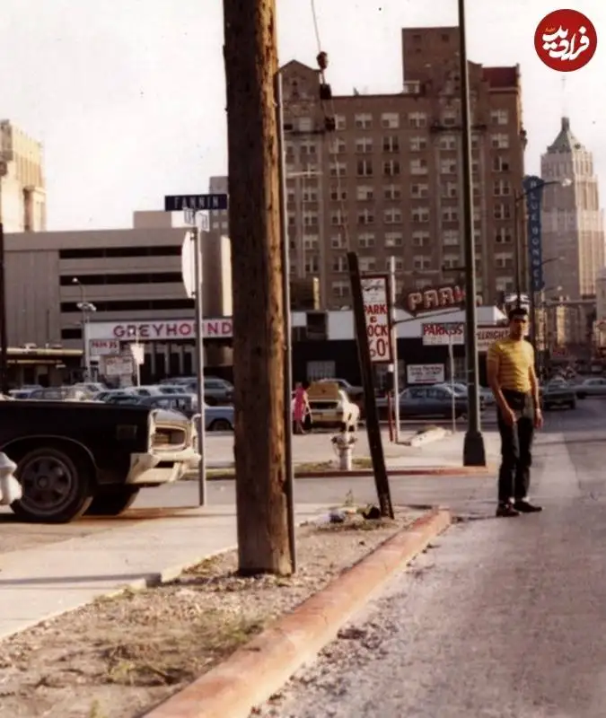 عکس؛ سفر به تاریخ؛ «شهید عباس بابایی» در 20 سالگی با تی شرت و شلوار جین در آمریکا؛ سال 1349