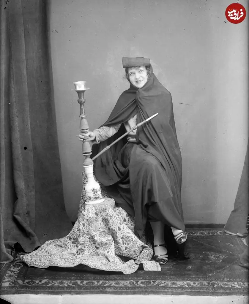 تصاویر؛ سفر به عصر قاجار؛ از «مهمانی اعیانی در کاخ شاه» تا «زن اروپایی با چادر و قلیان»