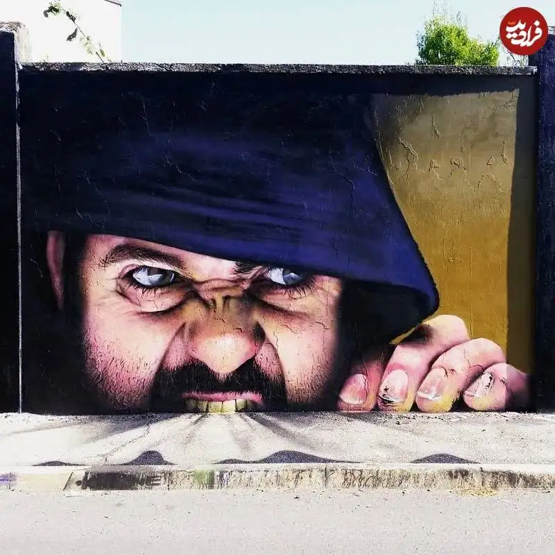 تصاویر؛ هنر خیابانی؛ شاهکارهای خلاقانه هنرمند ایتالیایی که نقاشی هایش از دیوار بیرون آمده اند