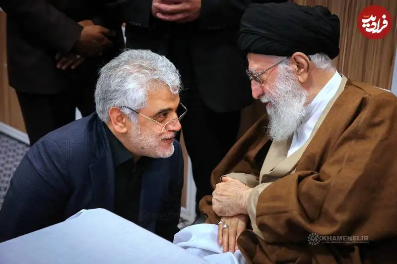 عکس؛ سفر به تاریخ؛ ملاقات «دکتر طهرانچی، رئیس دانشگاه آزاد» با رهبر انقلاب در بیت رهبری