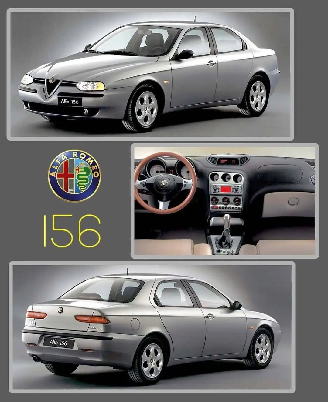 تصاویر؛ کدهای 155، 156 و 159 در آلفا رومئو چگونه تکامل یافتند