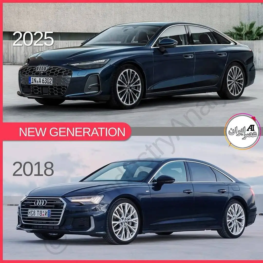 تصاویر؛ نسل ششم آئودی a6؛ یک اثر هنری آلمانی 