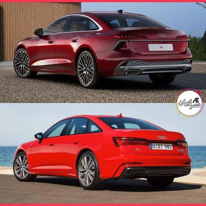 تصاویر؛ نسل ششم آئودی a6؛ یک اثر هنری آلمانی 