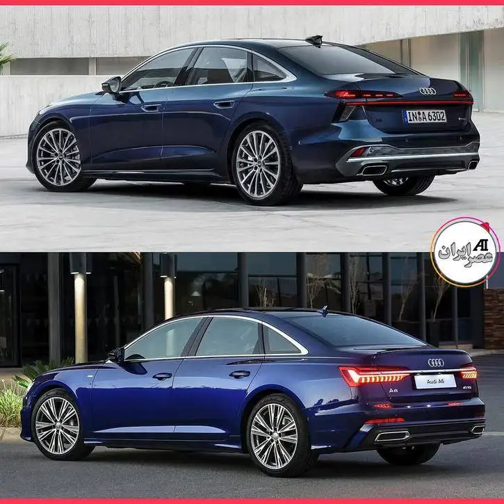 تصاویر؛ نسل ششم آئودی a6؛ یک اثر هنری آلمانی 