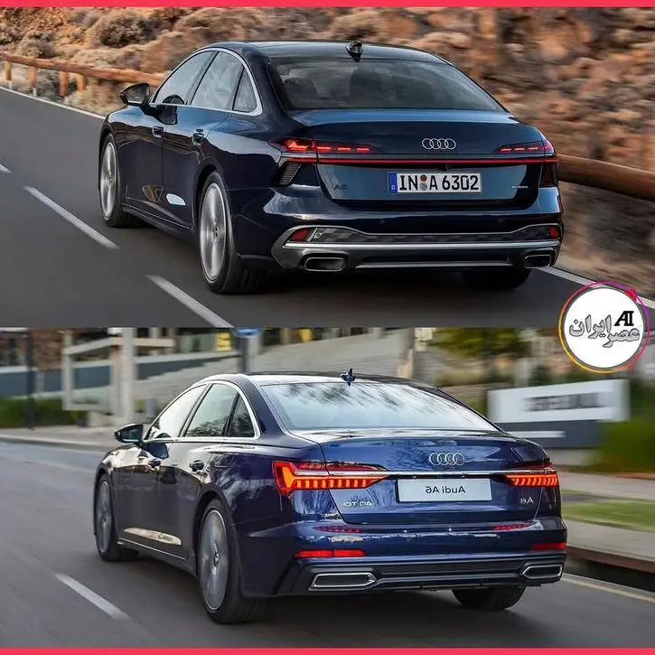 تصاویر؛ نسل ششم آئودی a6؛ یک اثر هنری آلمانی 