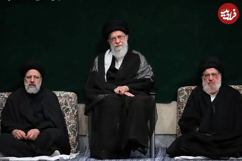عکس؛ سفر به تاریخ؛ «سید محمد خامنه ای و سید ابراهیم رئیسی» شب عاشورا در بیت رهبری؛ سال 98