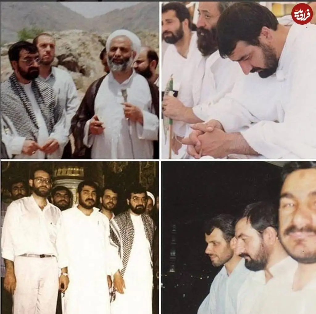 عکس؛ سفر در زمان؛ «محسن رضایی و علی شمخانی» در سفر حج؛ سال 71