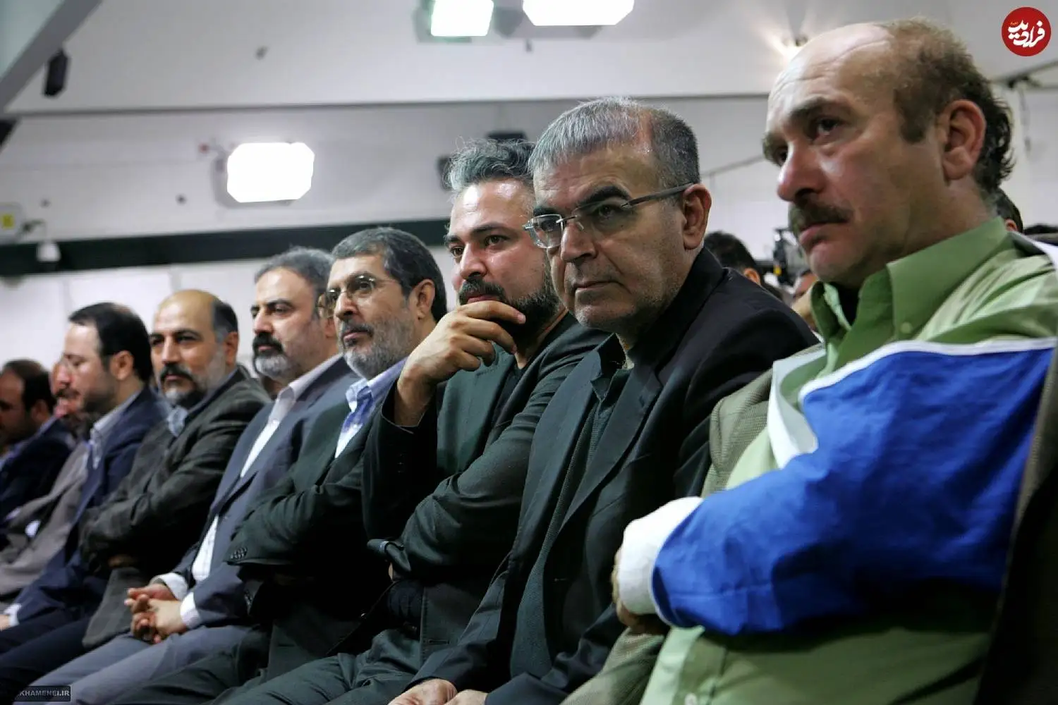 عکس؛ سفر در زمان؛ حمید لولایی و حسن جوهرچی در بیت رهبری؛ دهه 80