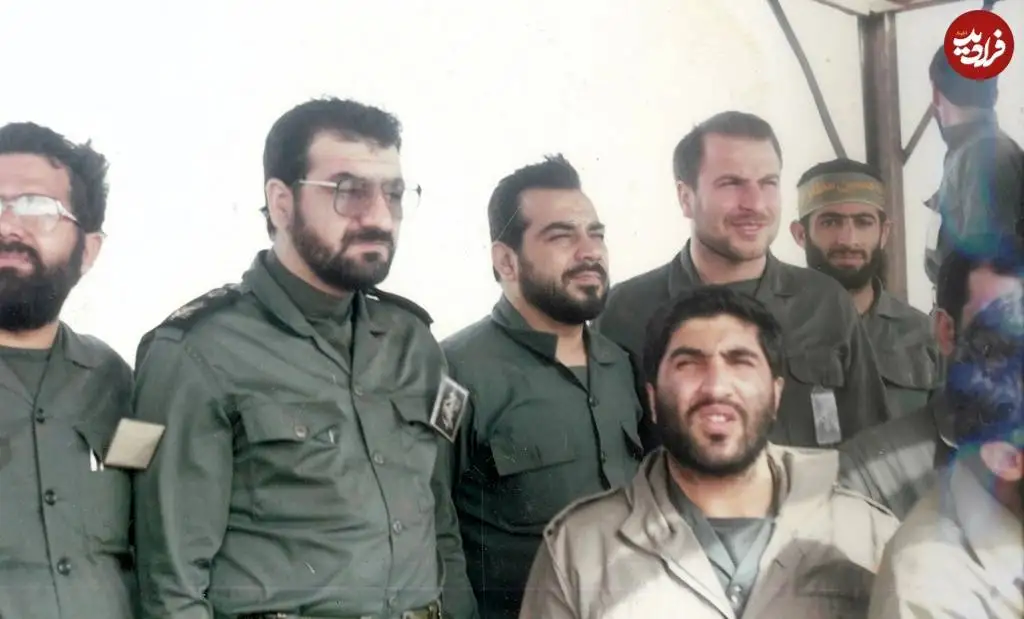عکس؛ سفر در زمان؛ «قالیباف و محسن رضایی» با لباس سپاه در دوران جنگ؛ دهه 60