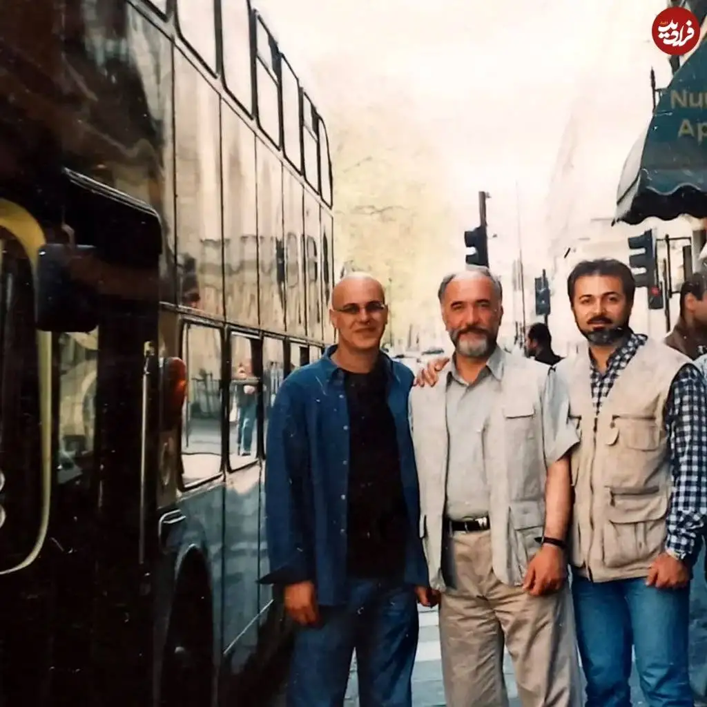 عکس؛ سفر در زمان؛ «میرزا حسن» سریال در چشم باد در 58 سالگی در لندن؛ سال 1382