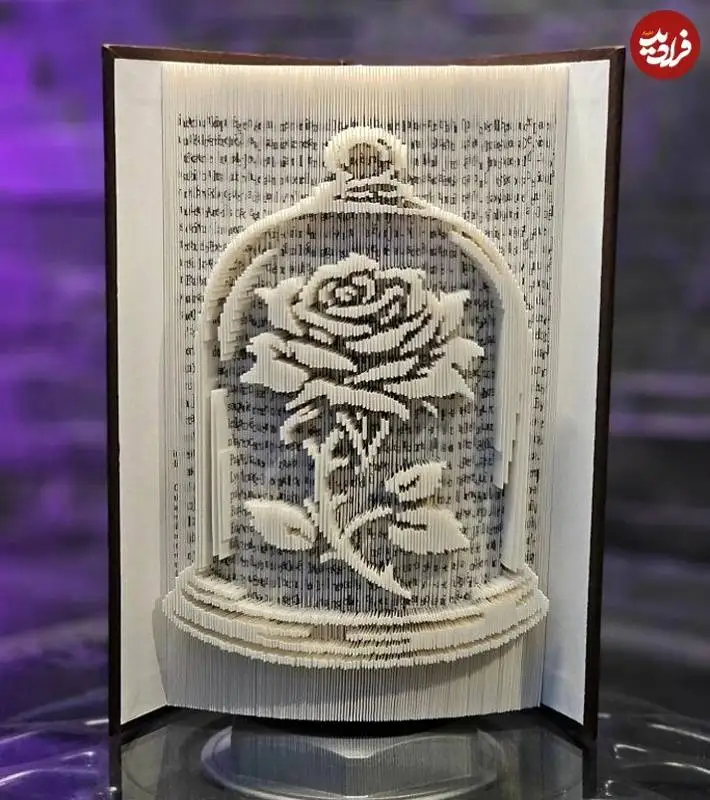 تصاویر؛ خلاقیت هنرمندانی که از «کتاب ها» آثار هنری خلق می کنند