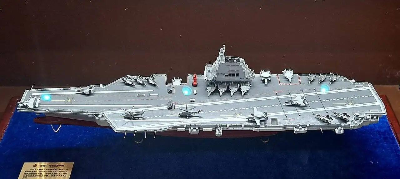 تصاویر؛ چین دومین ابرقدرت هوایی در دریا با ناو فوجیان و جنگنده j-35