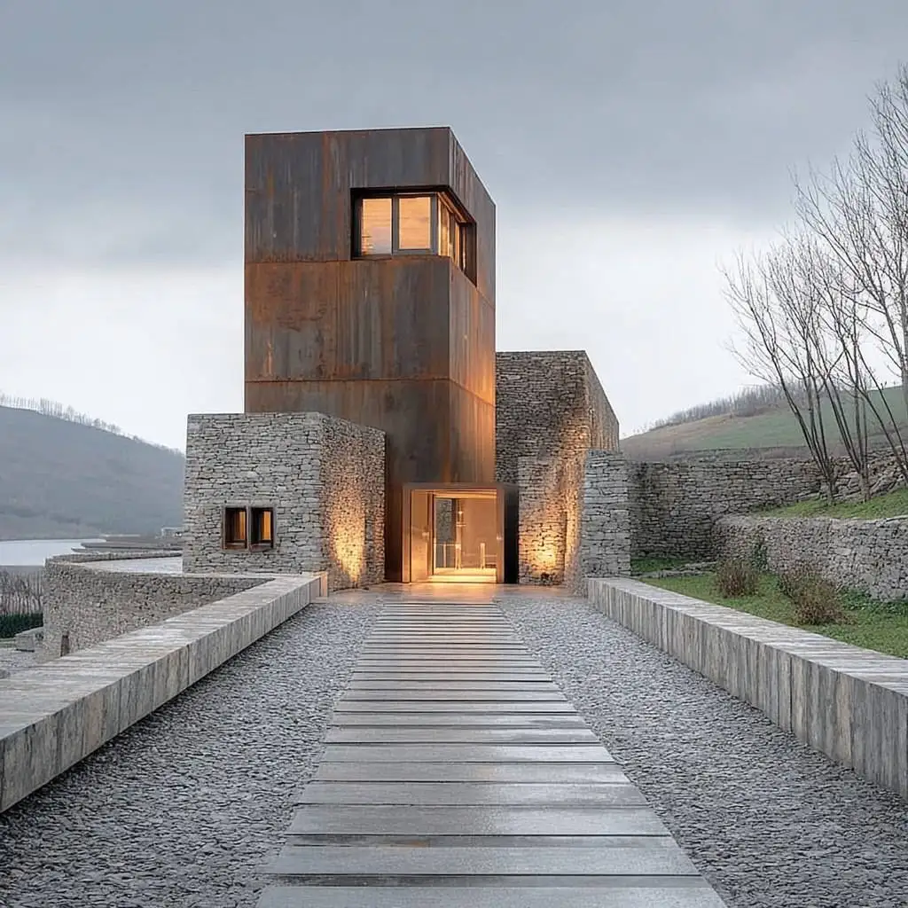 تصاویر؛ یک خانه با مواد مقاوم، کم هزینه و مدرن طراحی کن؛ پاسخ از هوش مصنوعی را ببینید!