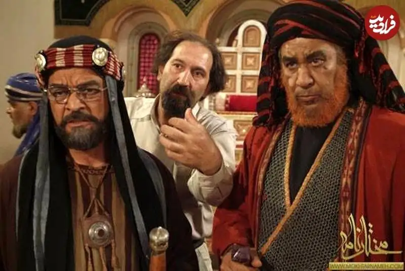 عکس؛ سفر به تاریخ؛ «عمر بن سعد» با عینک در کنار «شمر» در پشت صحنه «مختارنامه»