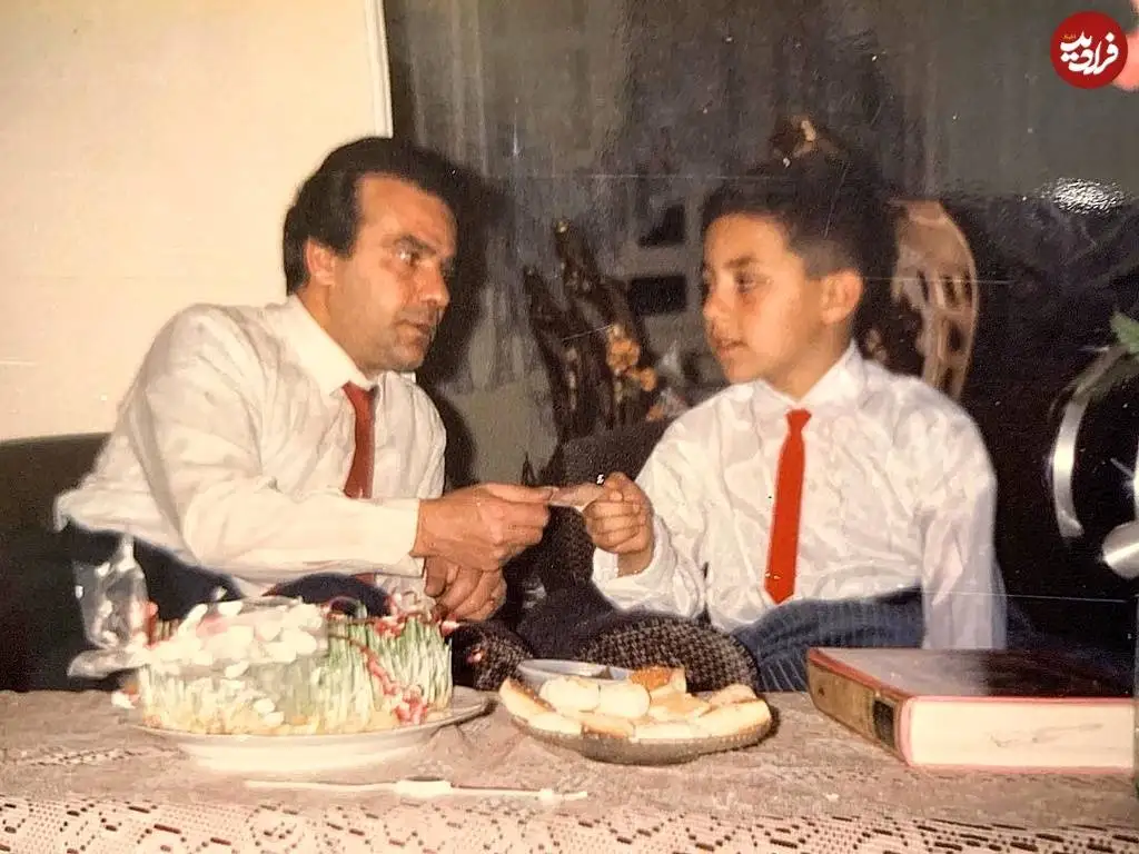 عکس؛ سفر در زمان؛ «حَطاب غول شامیان» در سریال مختار در کودکی؛ اوایل دهه 70