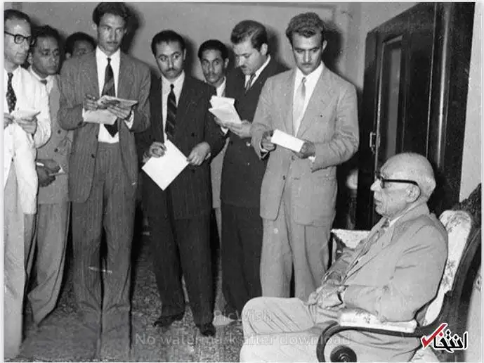 عکس؛ سفر در زمان؛ نشست خبری در خانه نخست وزیری که آذربایجان را نجات داد