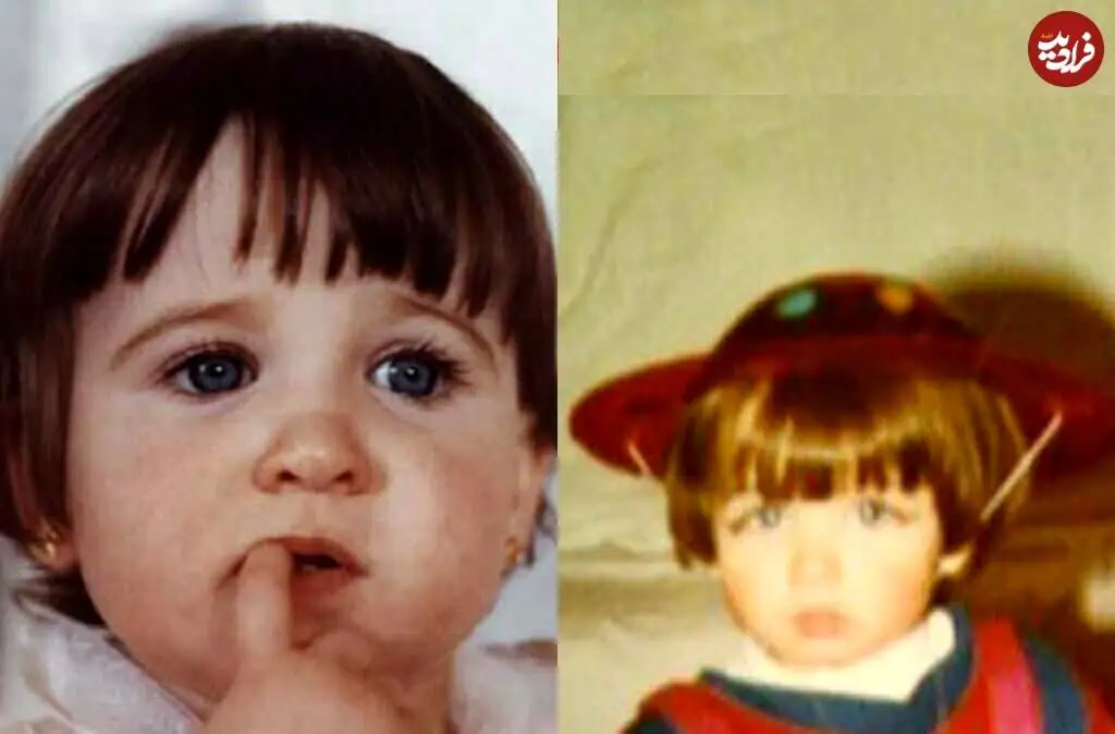 عکس؛ سفر در زمان؛ «نانسی عجرم، خواننده مشهور عرب» در 2 سالگی؛ سال 1363