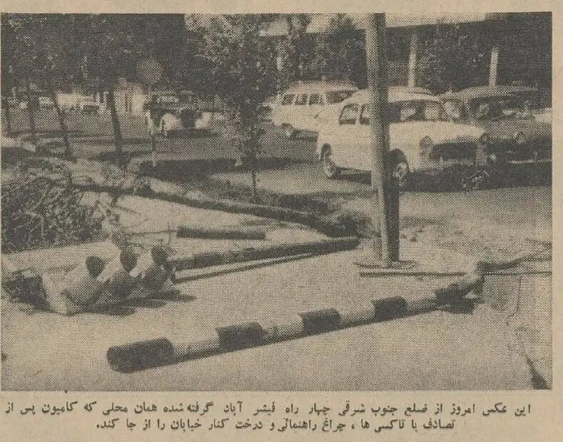 تصاویر؛ سفر در زمان؛ تصادفات کامیون ها در تهران خبرساز شد! 