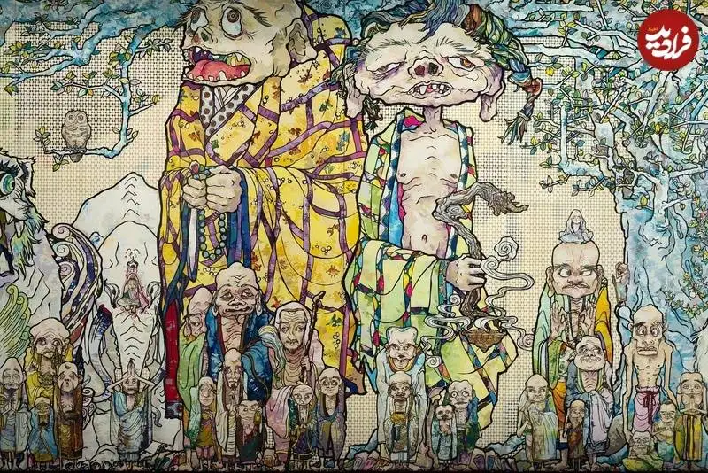 هنرمند مشهور ژاپنی که «وحشت های خوش آب و رنگ» خلق می کند