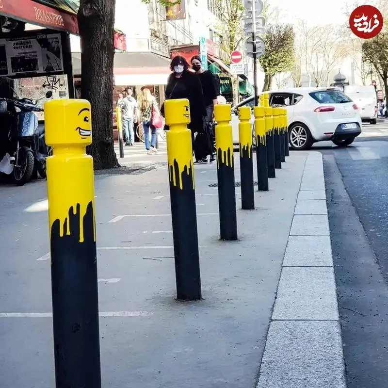 تصاویر؛ هنر خیابانی؛ خلاقیت هنرمند فرانسوی که جانوران «تک چشم» را به خیابان می آورد