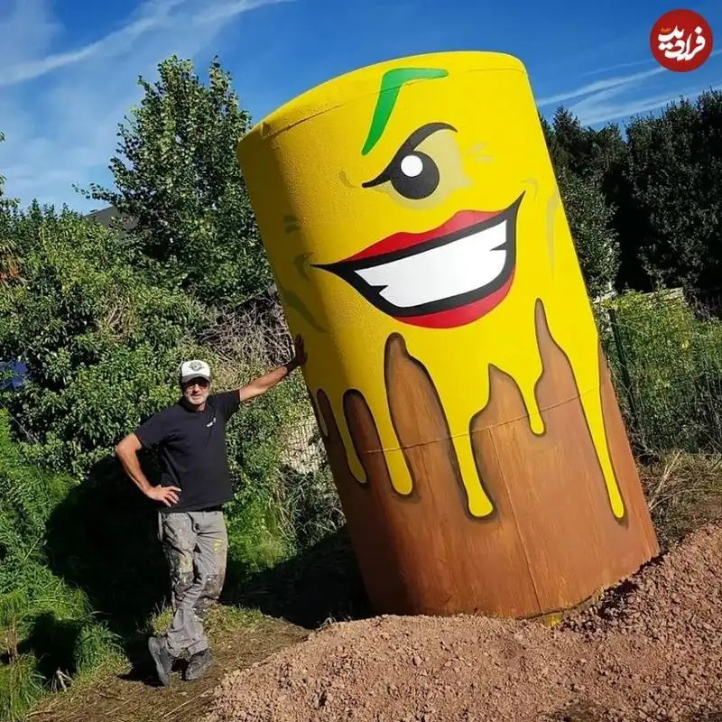 تصاویر؛ هنر خیابانی؛ خلاقیت هنرمند فرانسوی که جانوران «تک چشم» را به خیابان می آورد