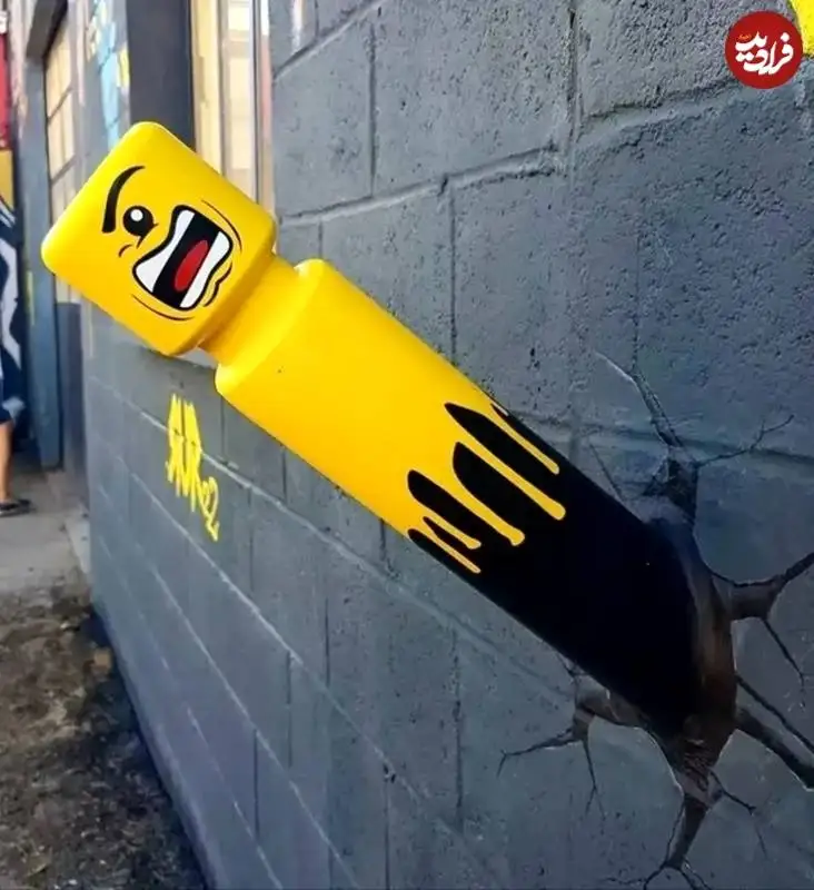 تصاویر؛ هنر خیابانی؛ خلاقیت هنرمند فرانسوی که جانوران «تک چشم» را به خیابان می آورد